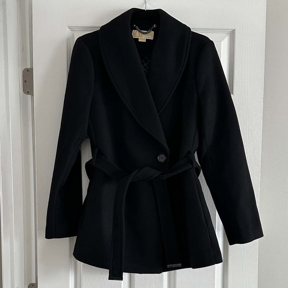 Michael Kors Black Trench Coat